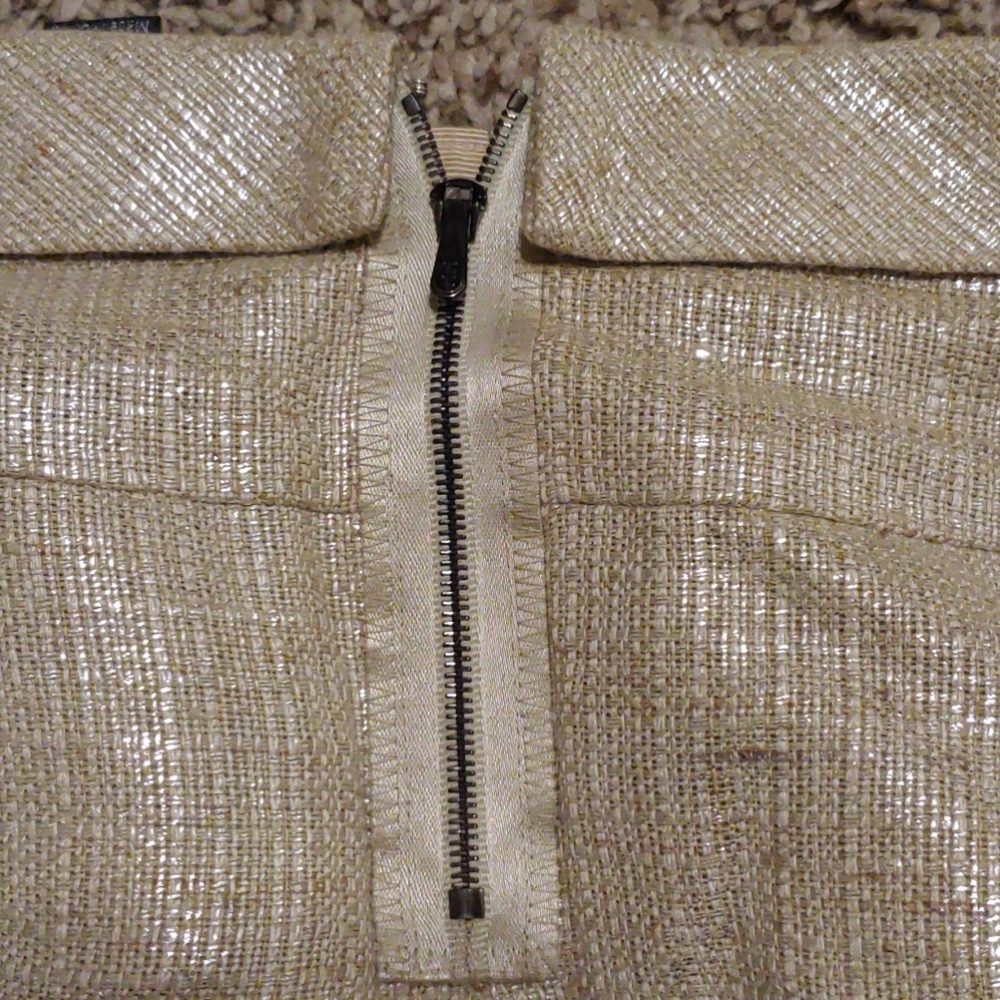 ✨J.Crew SHIMMER Metallic Linen Mini size 2 - Picture 8 of 9
